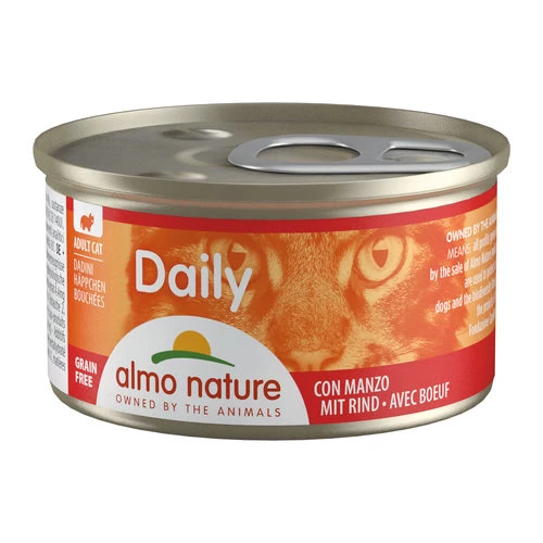 Almo Nature Cat Daily Menu Katzenfutter - Dose - Rind
