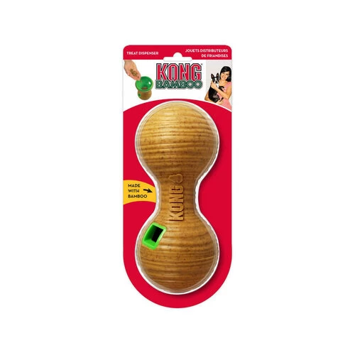 KONG Bambus-Futterball Dumbell 3 KONG Bambus-Futterball Dumbell
