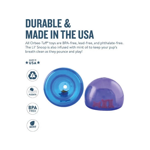 Planet Dog Orbee-Tuff Lil’ Snoop Toy 10 Planet Dog Orbee-Tuff Lil’ Snoop Toy – Bild 8
