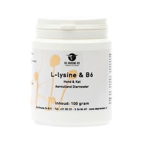 Groene Os L-Lysine B6 - Hund/Katze