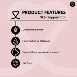 Vetality Skin Support - Katzenfutter -Heimtierbedarf Verkauf vetality skin support kattenvoer 213383 0500 none